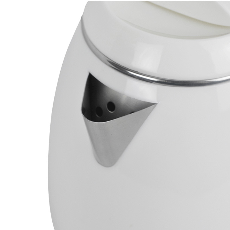 En stock hengxun Hotel Hervidor eléctrico 304 de acero inoxidable de doble capa estilo 1.2L K12W garantía de 3 años