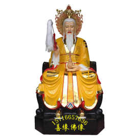 太上老君图片塑像老君像太白金星图片树脂塑像彩绘贴金