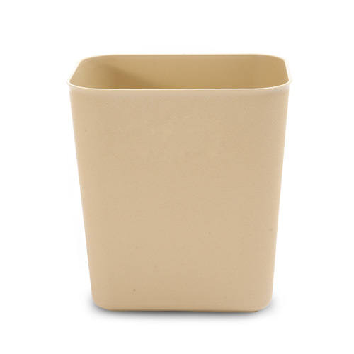 Trash can for hotel, guesthouse, bathroom, fireproof office, flame-retardant square, thickened, no lid, large room trash can