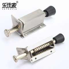 不鏽鋼腳踩定門器實心橡膠可調腳踩門吸 腳踩門頂門擋門阻器批發