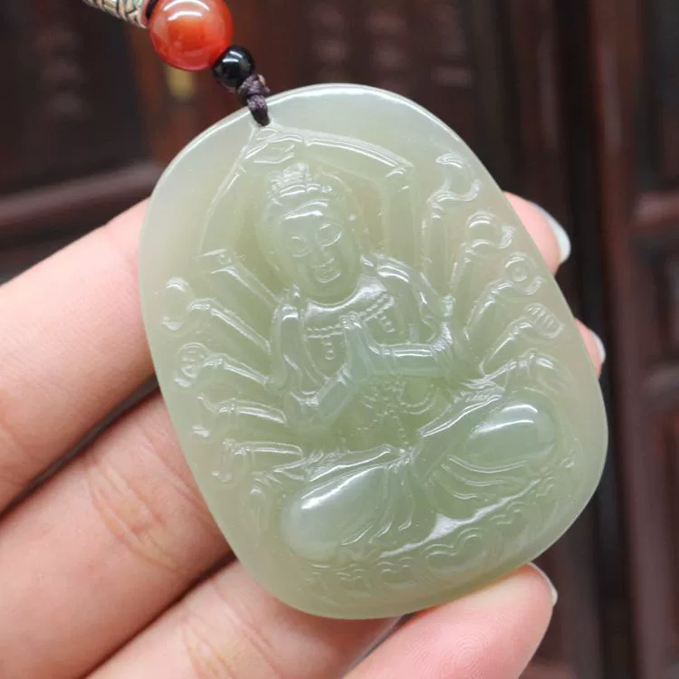  Tieguanyin tea jade, pendant, birthday charm