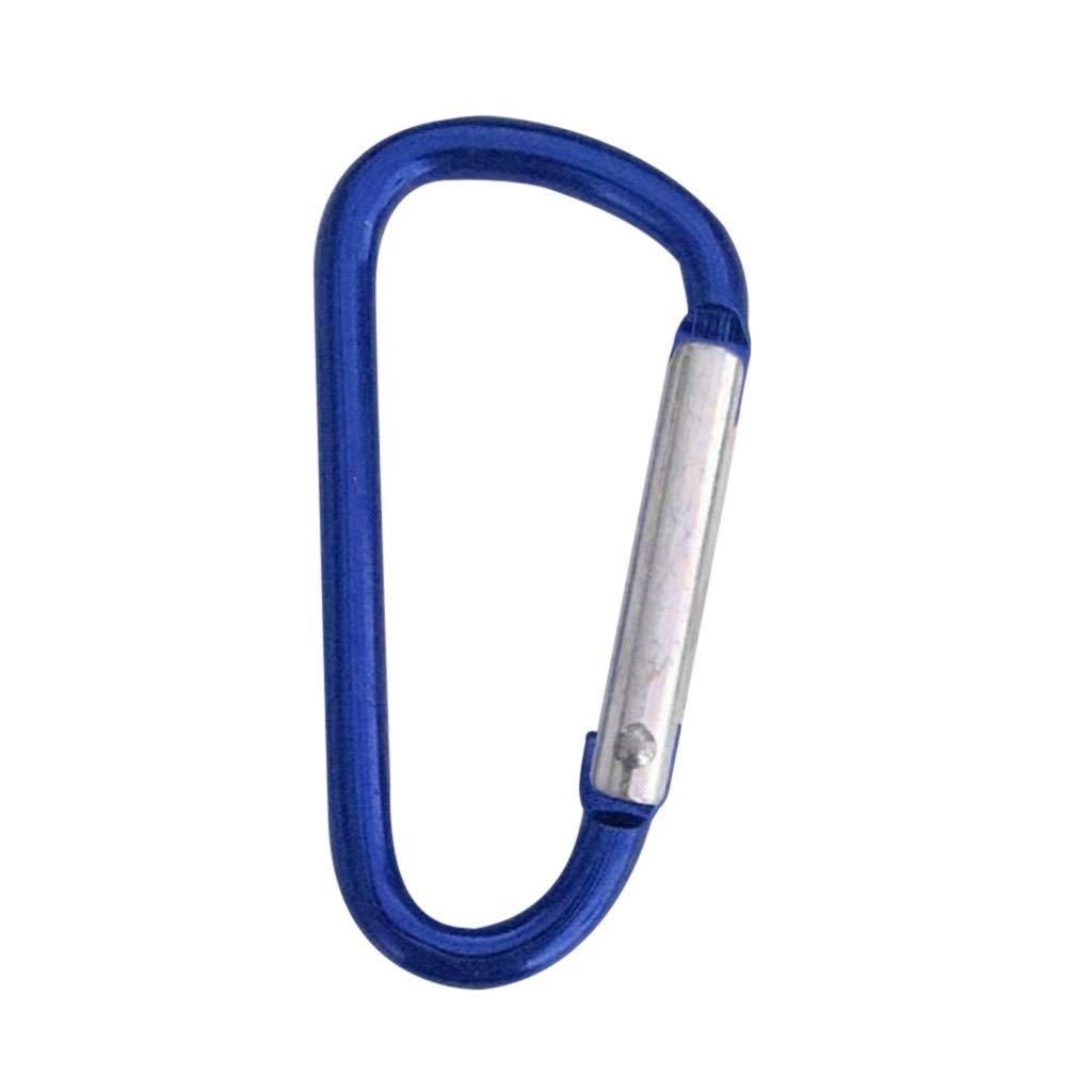 攀岩铝合金登山扣 厂家直供 便携式钥匙扣  露营弹簧扣 跨境货源