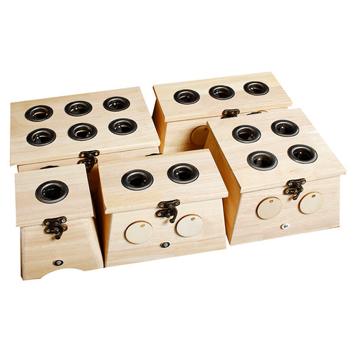 Wholesale bamboo moxa heat therapy box for personal use, portable single hole full-body moxa heat therapy box, moxa heat therapy booster, moxa stick heat therapy