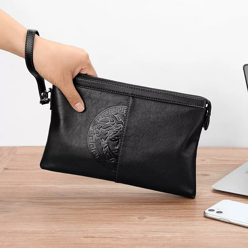 跃森手包男士时尚手拿包休闲网红夹包大容量包包轻奢便携轻盈