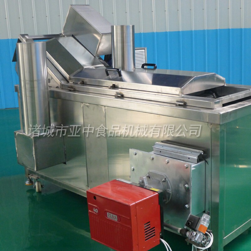 豆腐干面筋小型燃气油炸机 厂家供应油豆腐泡油炸锅