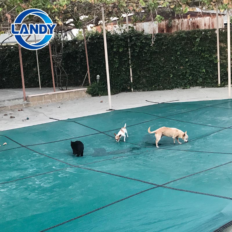 室外游泳池安装安全网泳池防护防尘使用罩保温 pool safety cover