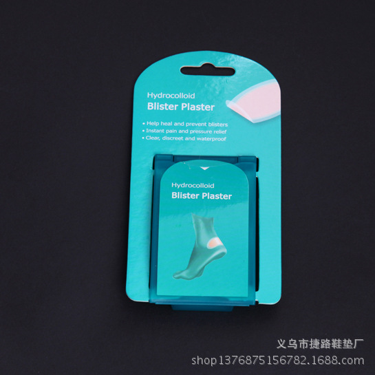Fábrica al por mayor blister pulido post tacón alto mujeres antidesgaste combinación pegatinas silicona casual pegatinas anti-desgaste