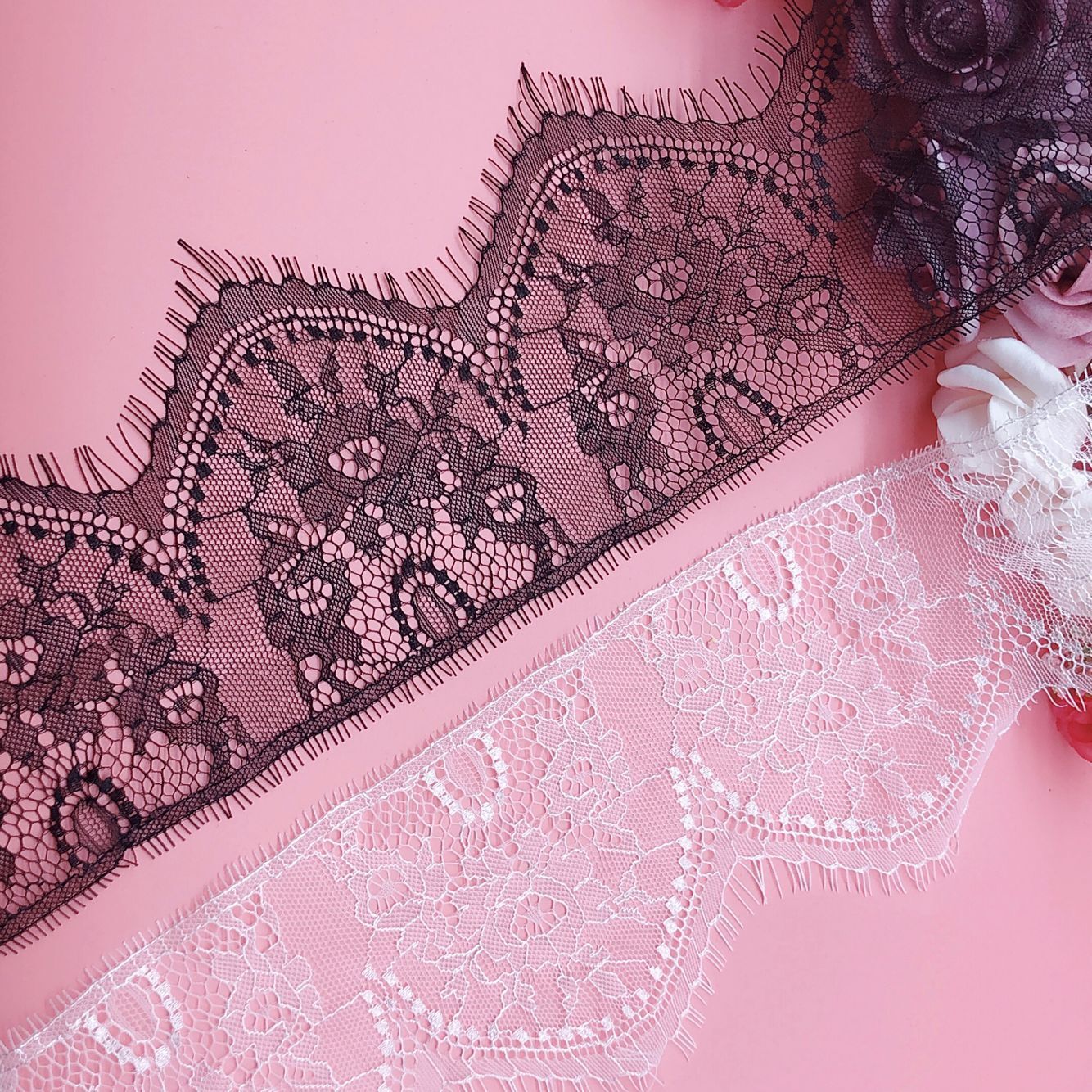 蕾丝花边蕾丝花边879#宽度11cm内衣情趣睫毛窗帘配饰眼睫毛花边