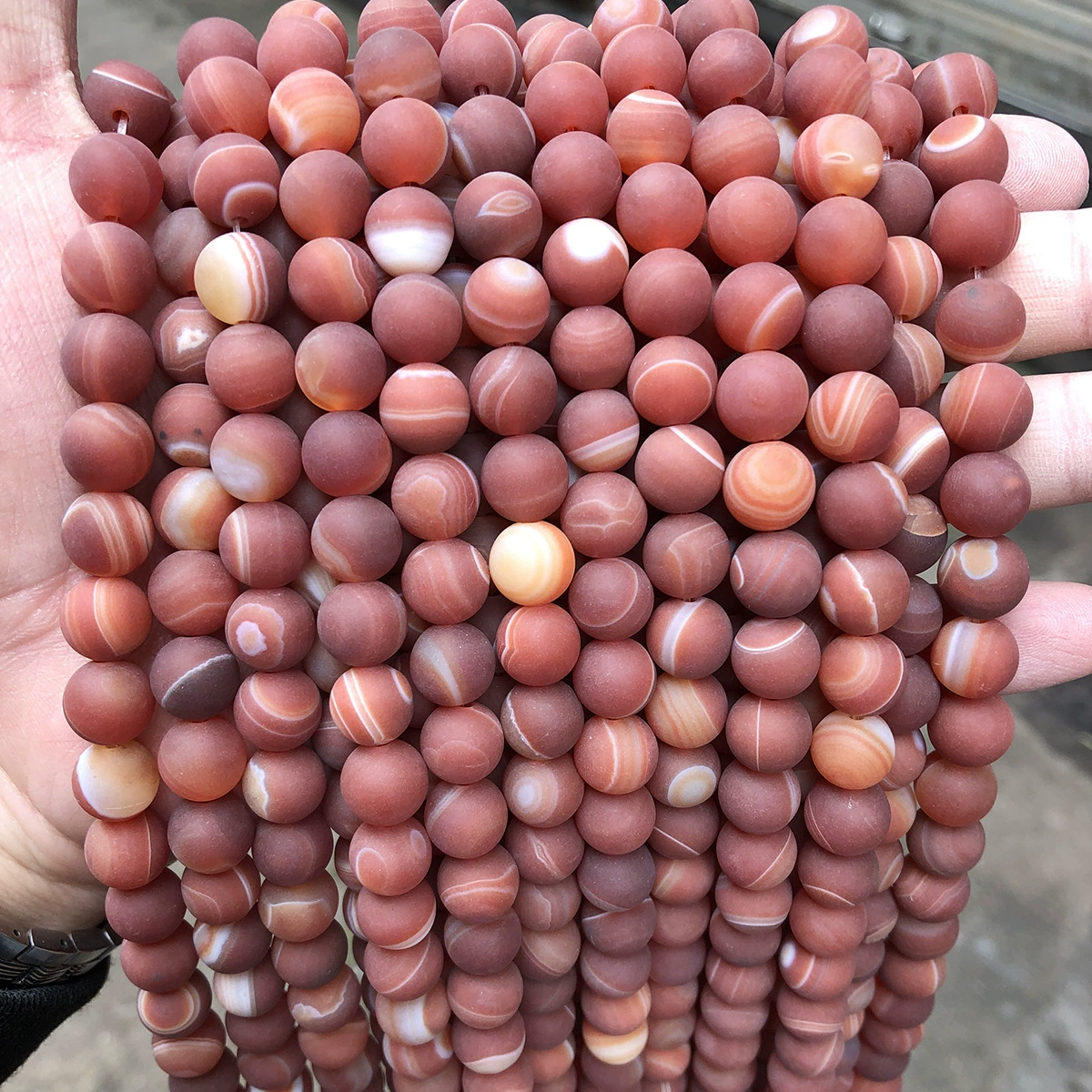 Matte agate accessory, accessories, bracelet, beads, factory direct supply