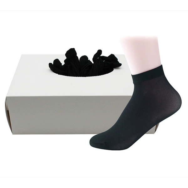 Black shoes and socks, short 72 pairs