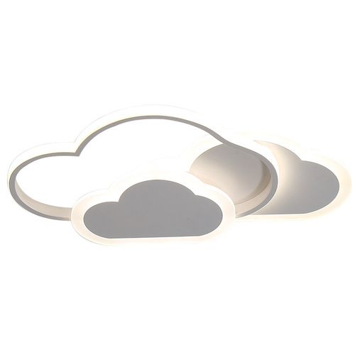 Nordic bedroom lamp children's room ceiling lamp led modern simple creative warm love lamp cloud lighting