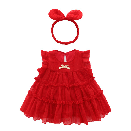 24 New Women's Children's Camisole Dress Summer Dress for Girls Baby Princess Dress Fashion Ball Sleeve Dress Chiffon Infant Dress