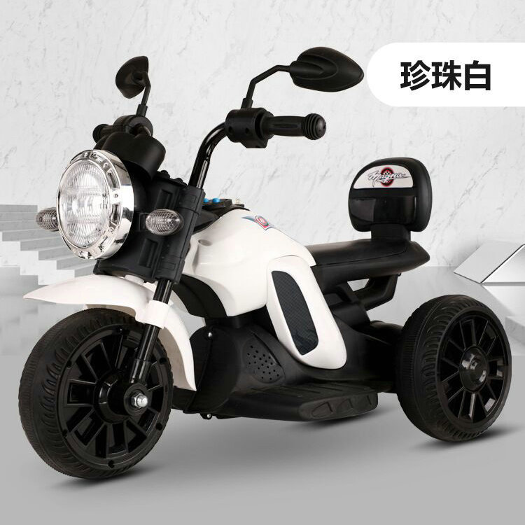 Triciclo eléctrico de la motocicleta de los niños y las muchachas del bebé juguete del coche de los niños cochecito de bebé portátil cochecito de bebé auto-conducción recargable de los niños