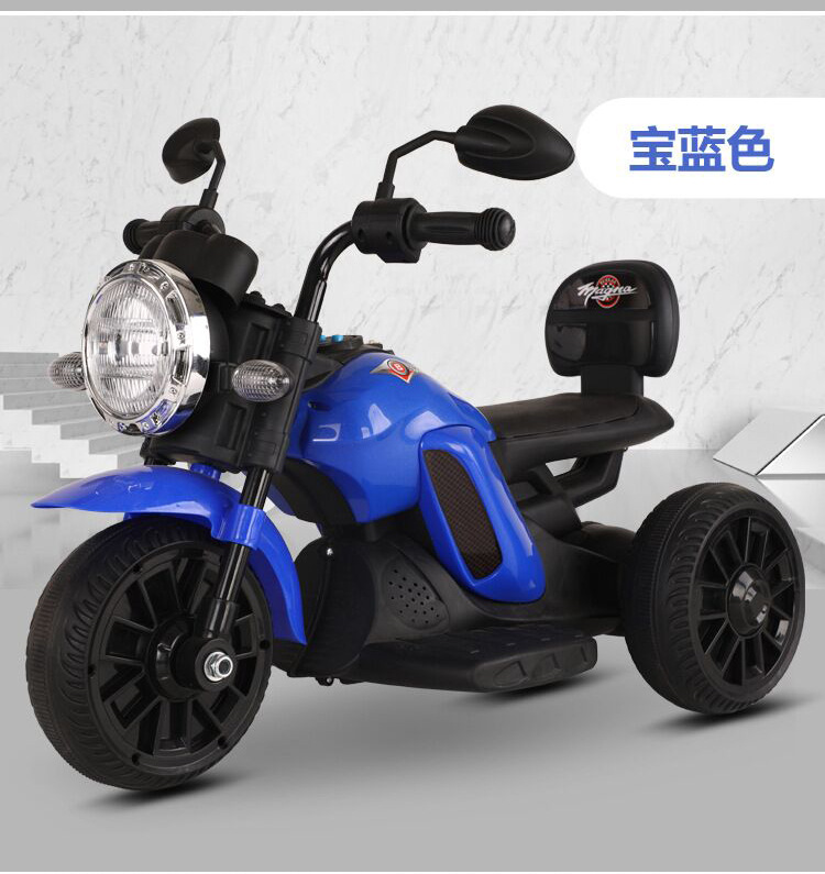 Triciclo eléctrico de la motocicleta de los niños y las muchachas del bebé juguete del coche de los niños cochecito de bebé portátil cochecito de bebé auto-conducción recargable de los niños