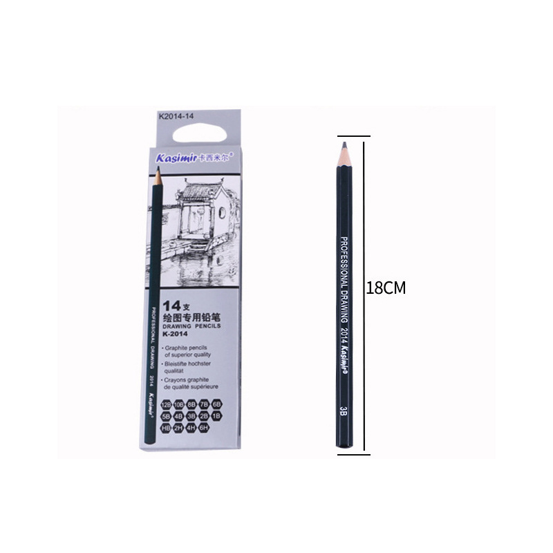 Arte bosquejo lápiz de madera para el examen lápiz papelería estudiante suministros Casimir estudiante lápiz
