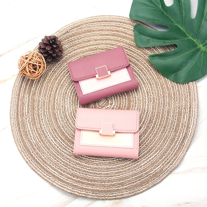 New Women's Wallet Fashion Casual Women's Short Three-fold Wallet Coin Purse Clutch Bag Card Bag Women's Wallet New Women's Wallet Fashion Casual Women's Short Three-fold Wallet Coin Purse Clutch Bag Card Bag Women's Wallet