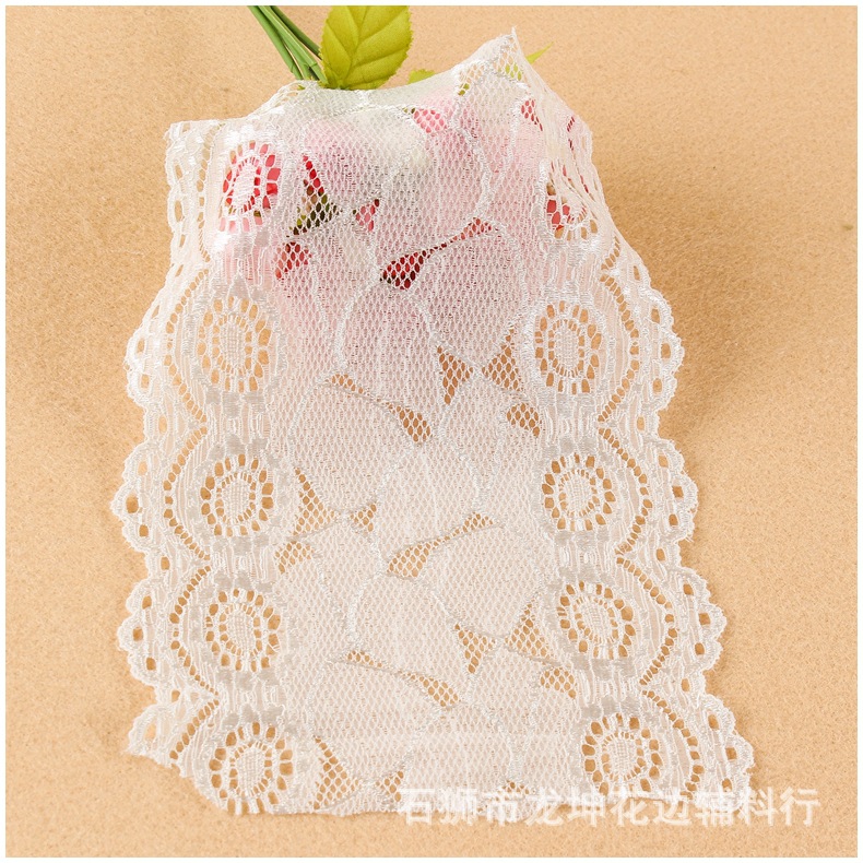 服装辅料手工diy家居沙发裙边装饰网纱刺绣蕾丝花边 钩花辅料