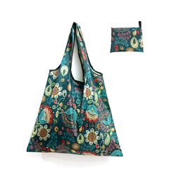 New Large Capacity Folding Shopping Bag Eco-Friendly Folding Bag Creative Portable Print Handbag Storage Bag