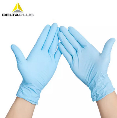Auténtico Delta 201373 sin polvo guantes desechables de nitrilo 201376 manos de seguridad de grado alimenticio