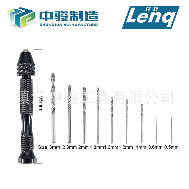 Cross-border negro mano Twist taladro herramienta de mano agujero de perforación taladro de mano