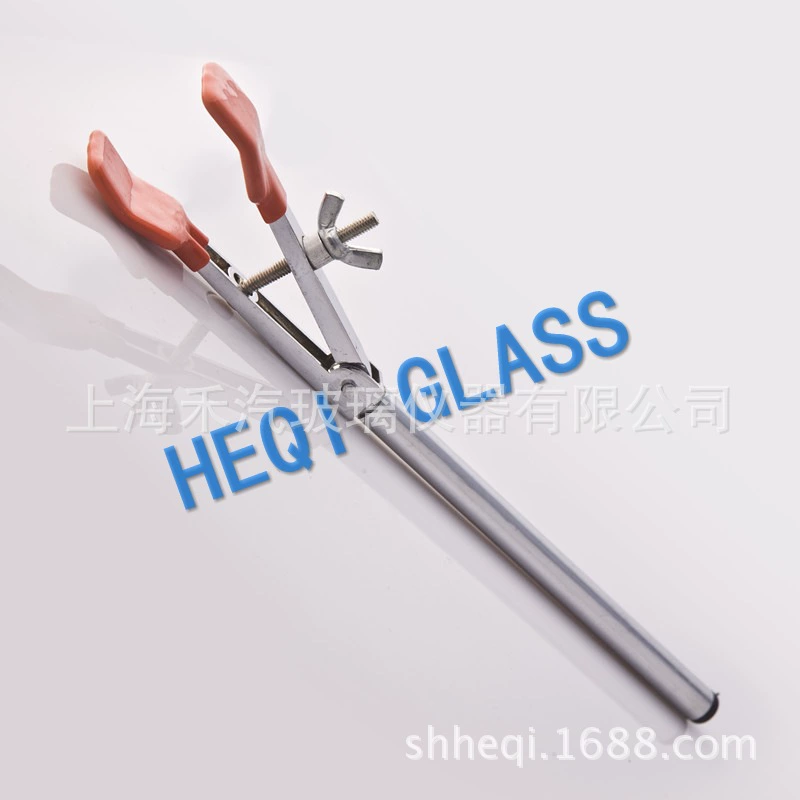 Экспериментальный многоцелевой зажим из цинкового сплава с двумя когтями, двойной регулируемый, большой зажим для колбы, большой стеклянный инструмент, химическая лаборатория