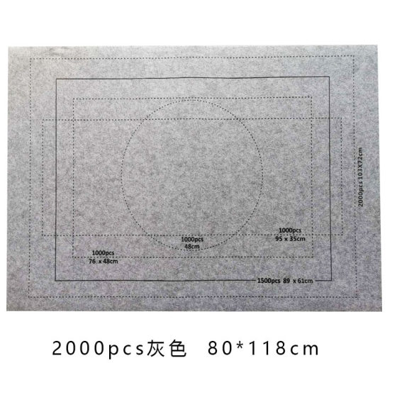 in stock cross-border educational toys felt puzzle mat puzzle storage blanket 1500-3000 pieces of settable puzzle blanket