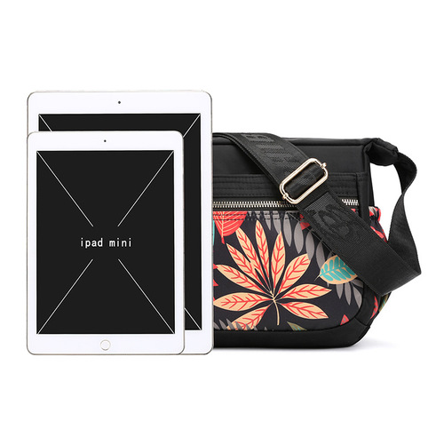 Women's Nylon Crossbody Bag  Middle-Aged and Elderly Women's Bag Single-Shoulder Canvas Mother Bag Ethnic Style Cloth Bag Travel Crossbody Bag