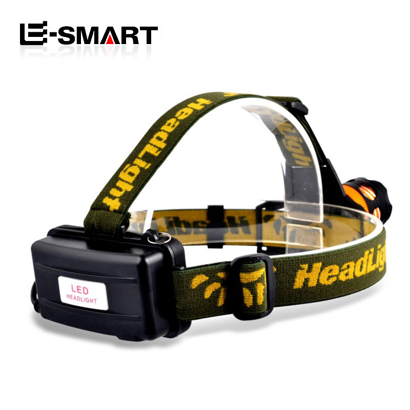 Zoom fuerte faro ligero carga amarillo y blanco doble fuente de luz pesca LED10W amarillo luz azul claro noche pesca paquete al por mayor