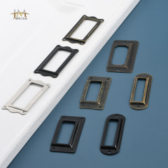 Jingmao Chinese-style home furnishing antique name card frame drawer decoration frame gift box frame iron frame handle green ancient