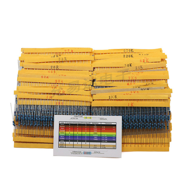 0.25W 1/4W metal membrane resistance package 0.25W full series of…