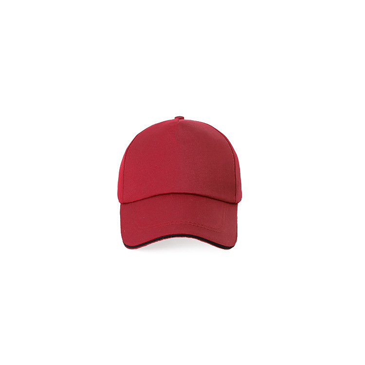 Sombrero voluntario en stock algodón rojo miembro del partido voluntario casquillo bordado impreso logo