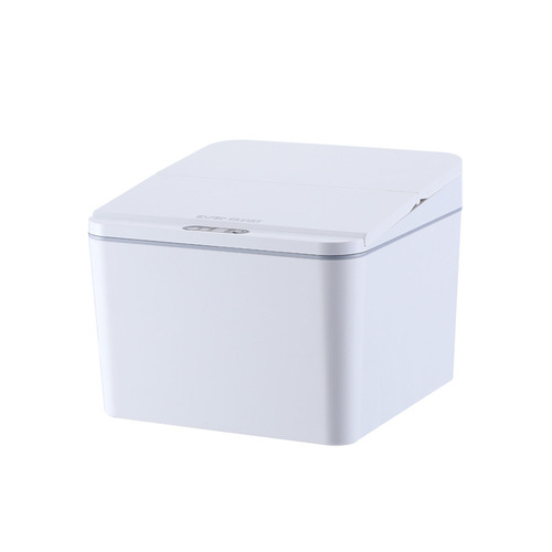 Smart Sensor Electric Car Trash Can Storage Box Desk Dorm Office Tissue Box Snack Box