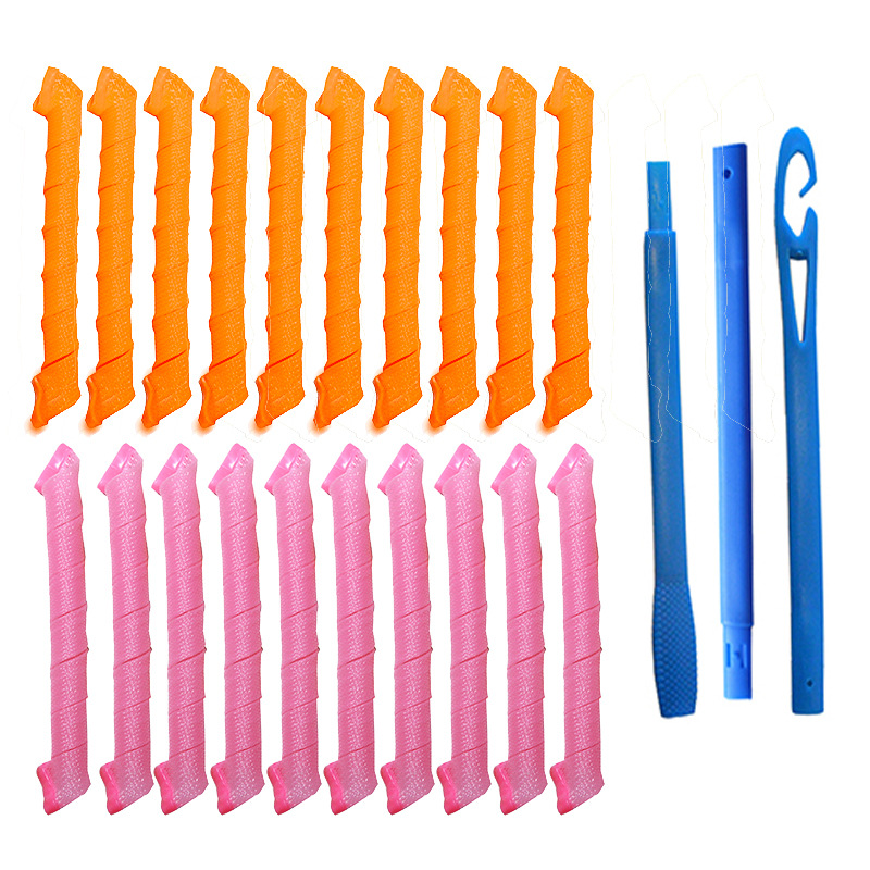 10 rizador de pelo manual herramientas de curling de pelo no hacen daño rizador de pelo de onda media