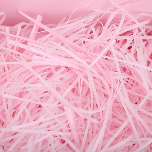 Manufacturer supplies raffia packaging wedding candy box gift box filler shredded paper silk pleated paper raffia 1kg
