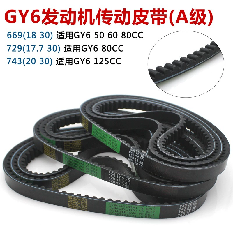 Скутер мотоцикл GY6 50 60 80 125CC трансмиссия двигателя A- Class ремень аксессуары для мотоциклов