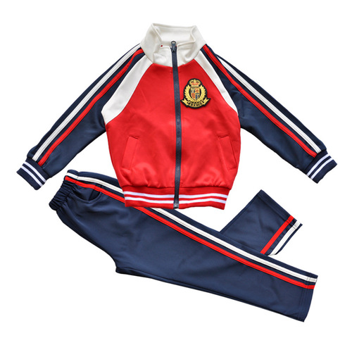 Parent-child clothing  autumn and winter clothing British sports suits family clothing kindergarten uniforms primary school uniforms activity class uniforms