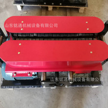 双轴驱动光缆线牵引机电力电信施工电缆推送机小型输送机滚轮滚筒