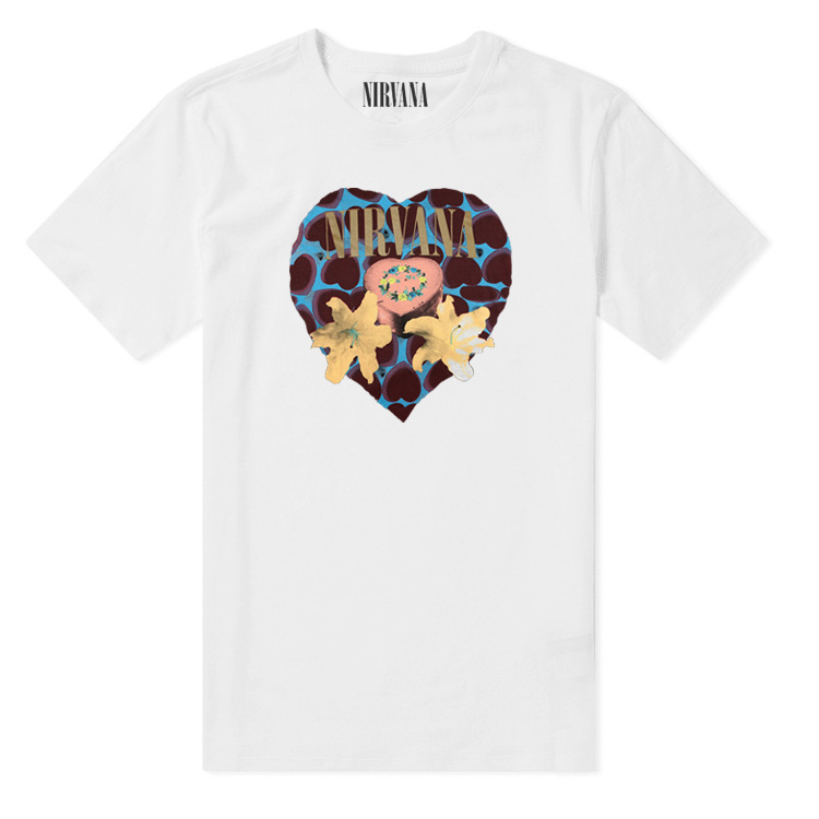 Nirvana Nirvana band rock T-shirt short sleeve kurt cobain cocoben rose men's and women's short T Nirvana Nirvana band rock T-shirt short sleeve kurt cobain cocoben rose men's and women's short T