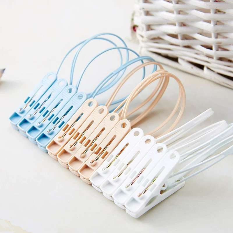 Windproof universal handheld plastic hanger for traveling, towel, socks, drying rack