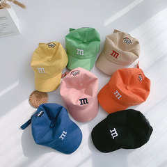 Spring and Autumn Letter Embroidery Children's Baseball Cap Girls Baby Summer Hat Handsome Baby Boy Cute Peaked Cap