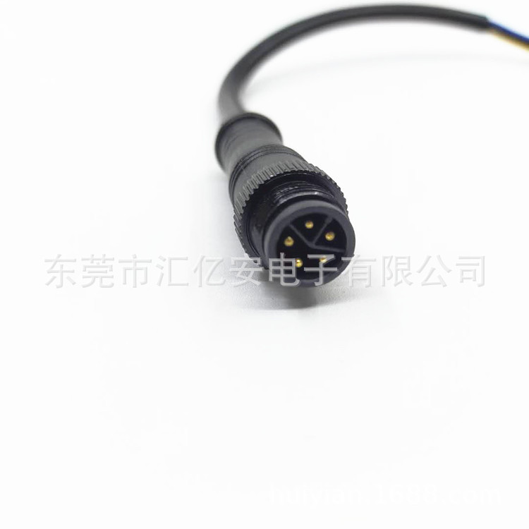 厂家供应M8 M10 M12 防水线 电源线材 转接连接线铜芯智能usb