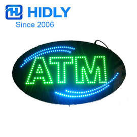 网红款ATM sign 高亮炫彩ATM指示牌