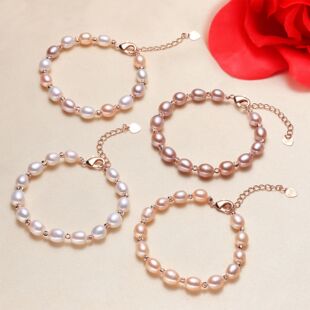 Real pearl manufacturers wholesale freshwater pearl bracelet fashion women's jewelry unpopular products stall supply