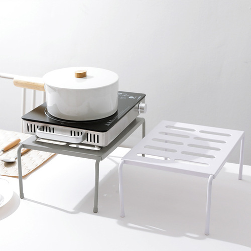 Retractable kitchen storage rack countertop sink pot rack bowl condiment table rack inside the cabinet layered storage rack