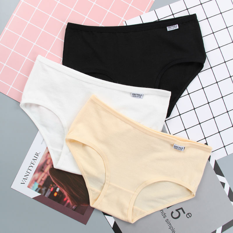 Underwear Women's Pure Cotton Crotch Seamless Mid-Waist Japanese New Underwear Girls Sports Student Shorts Summer