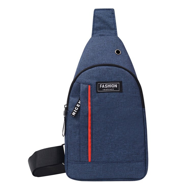 Bolso de mensajero para hombre al por mayor bolso de pecho casual de moda bolso de hombro pequeño para hombre mochila de tendencia deportiva resistente al desgaste cabello de una pieza