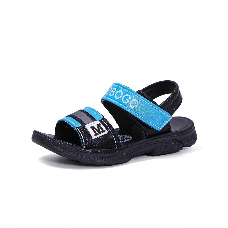 Children's Sandals Boys 2020 Summer New Girls' Toe Soft Sole Non-Slip Baby Shoes Children's Beach Shoes