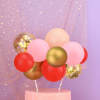 Balloon, evening dress, multicoloured decorations, internet celebrity, 5inch