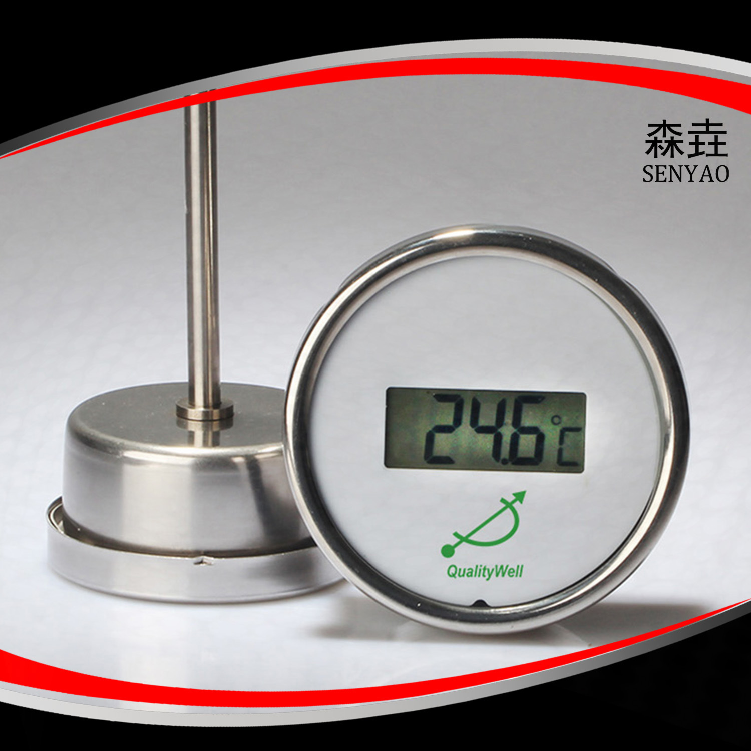 �����͹�ҵ�����¶ȼ� �ɲ��ϸ�Ȧ ȫ�����SS304���� DGTT300