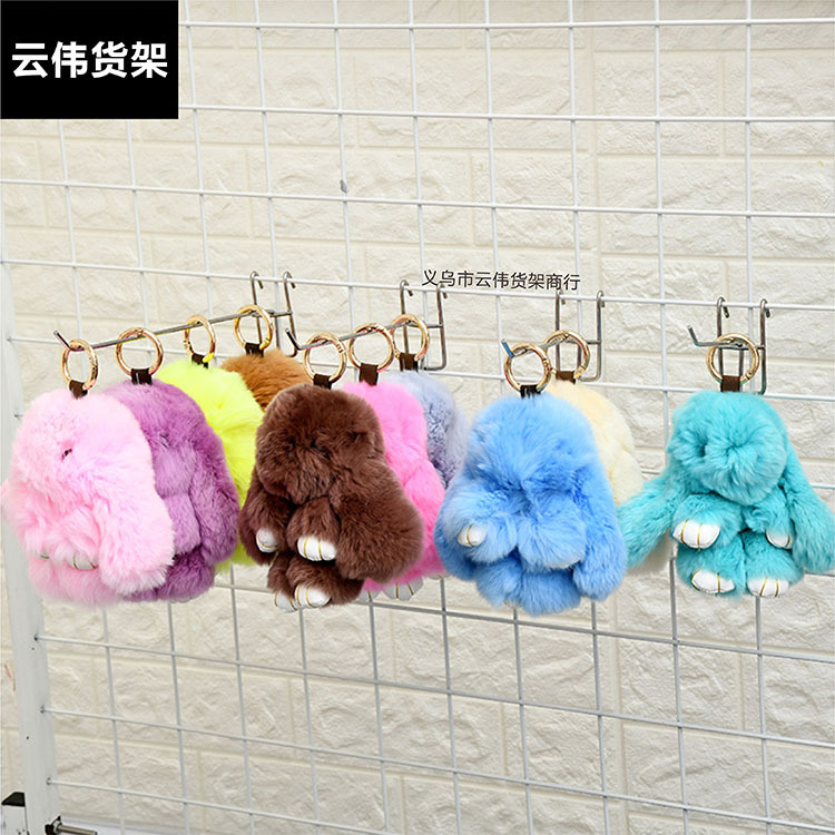 Yunwei estante supermercado estante malla gancho snack estante tienda joyería pantalla malla gancho